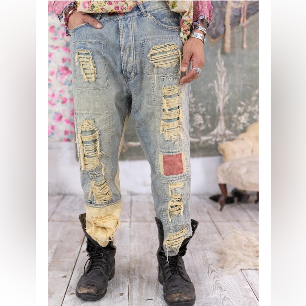 Magnolia Pearl PANTS 303-AMERI-OS Miner Denims